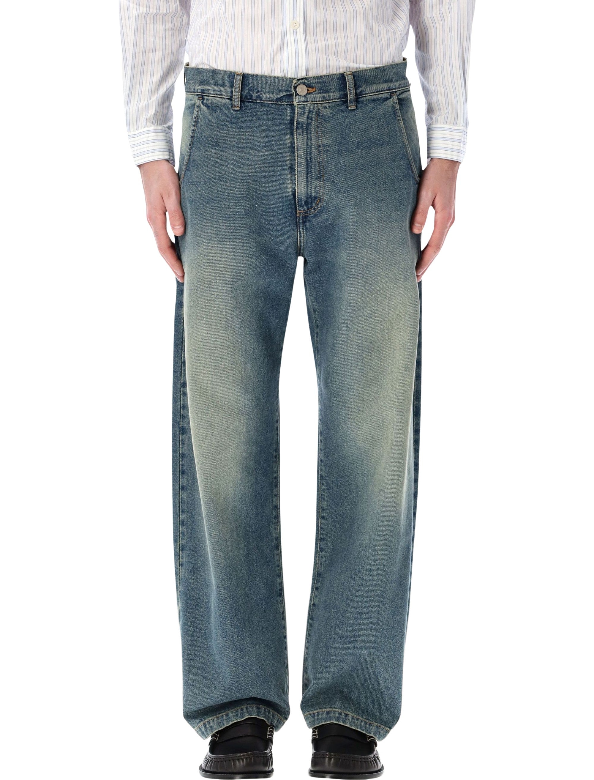 Straight Cut Organic Denim Jeans