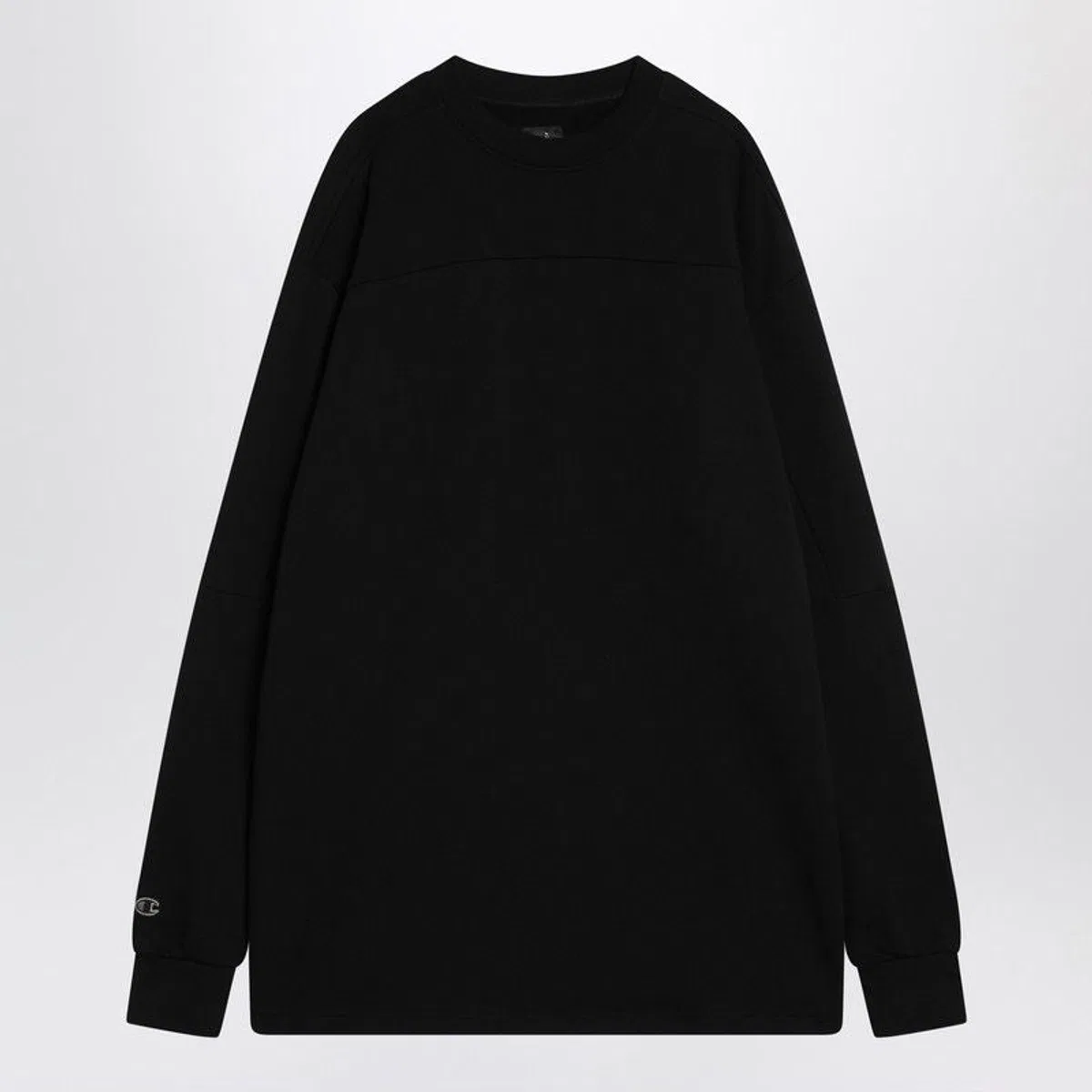 Rick Owens X Champion  Black Tommy T Sweatshirt
