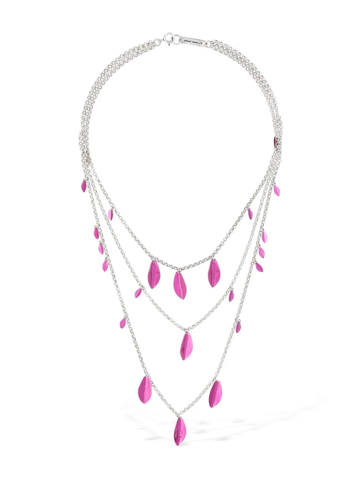 Metal Shiny Leaf Necklace