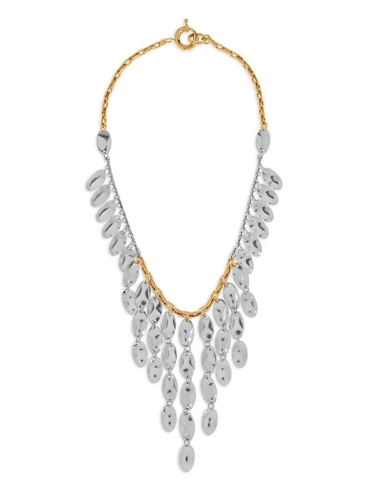 Silver Gold Brass Necklace