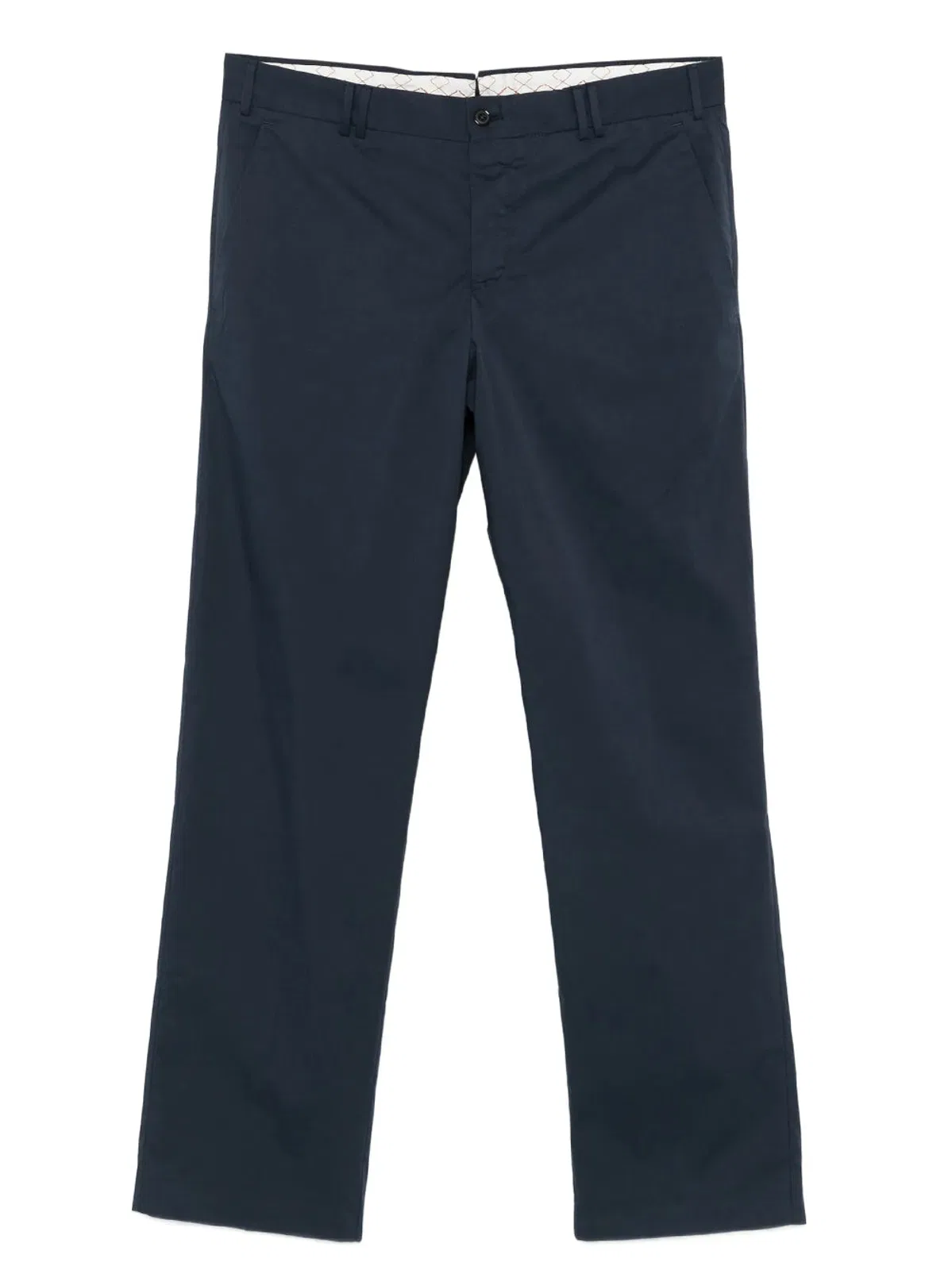 Pt01 Cotton Blend Michael Chino Trousers In Blue