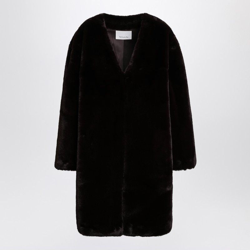 Brown Fauxfur Coat
