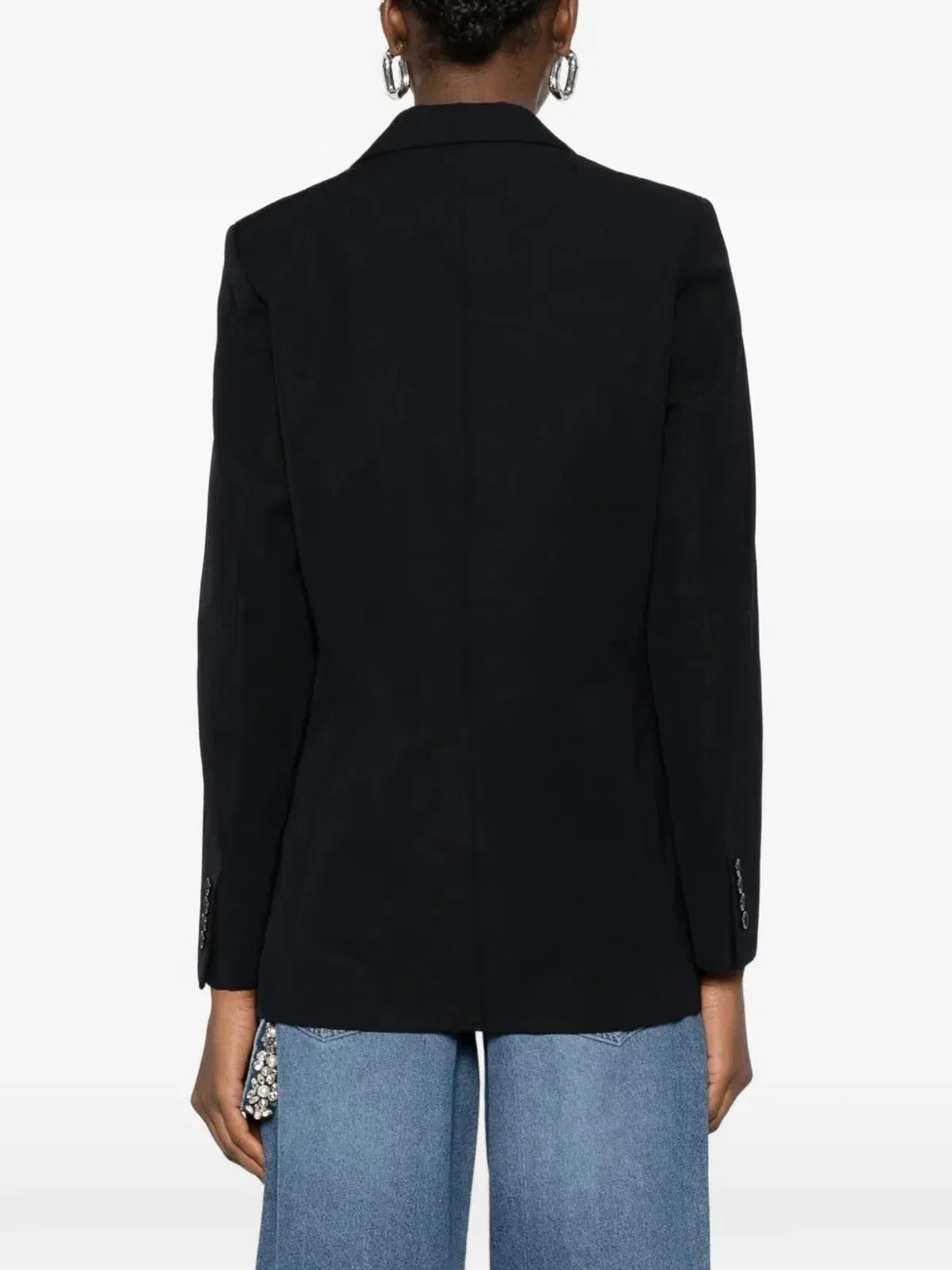 A.p.c. Wool Blend Single Breasted Tailored Blazer In Blue