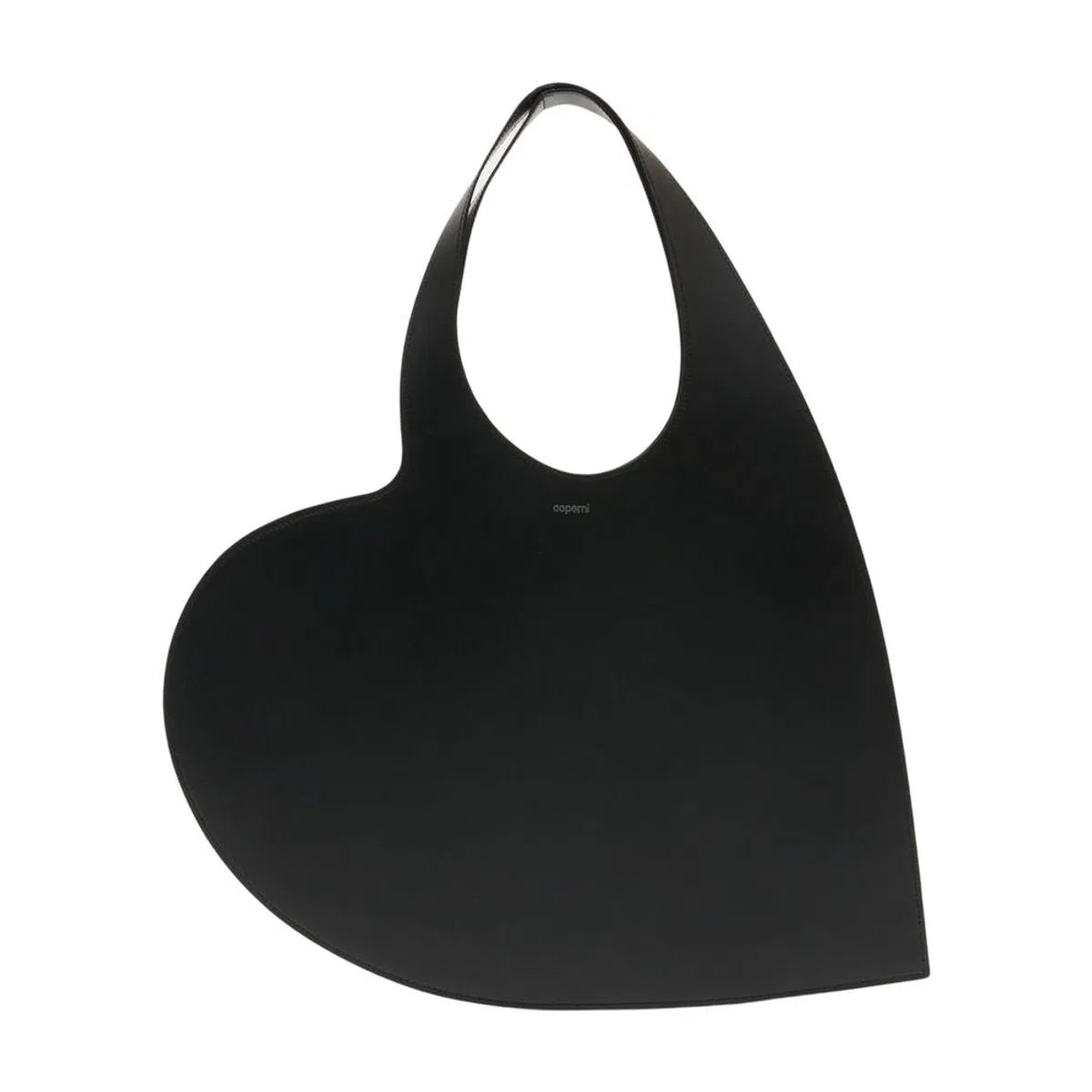 Coperni Heart Tote Shoulder Bag In Black