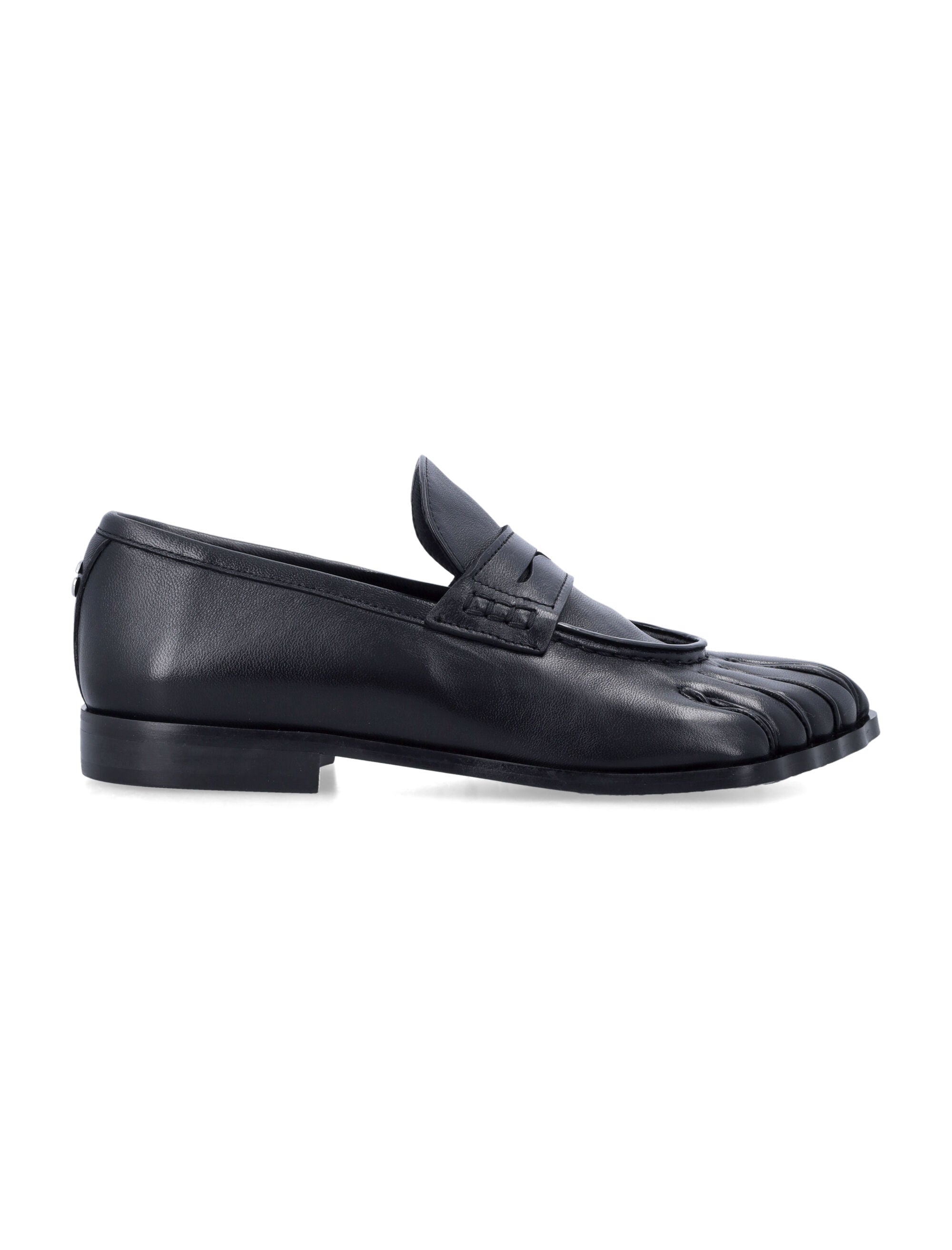 Black 5T Leather Mocassin
