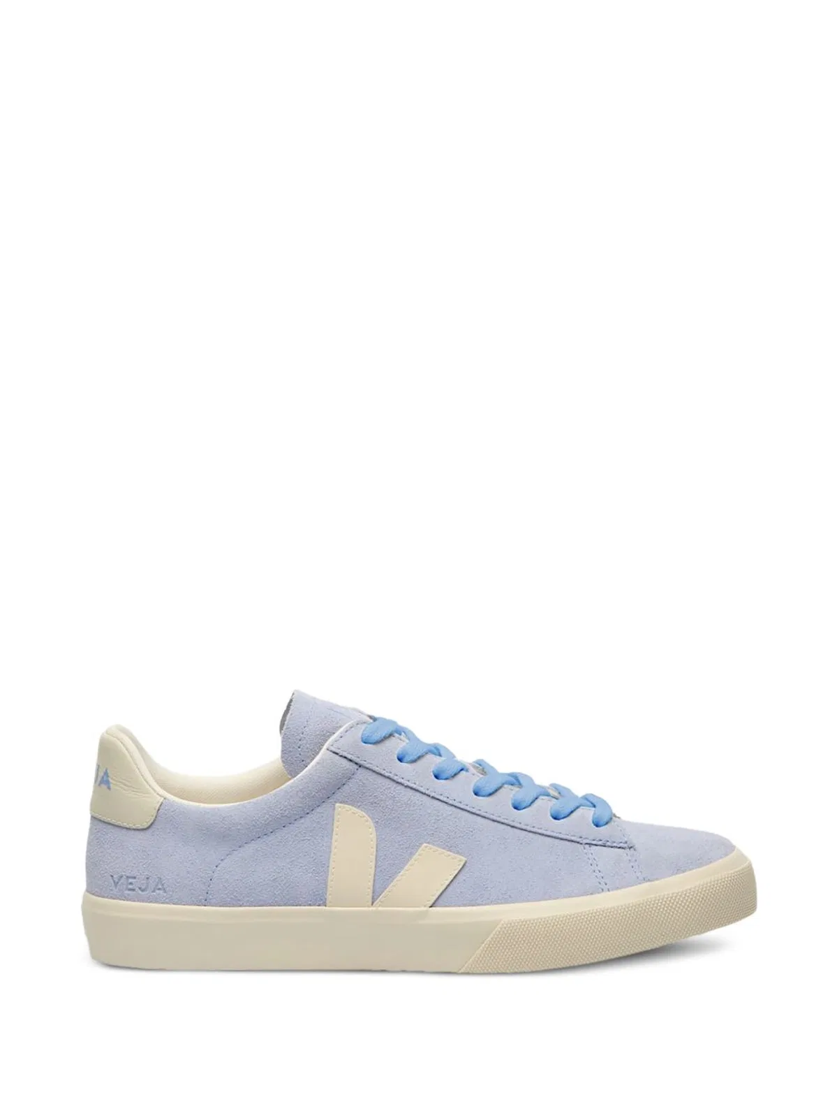 Veja Unisex Suede Sneakers With Amazonian Rubber Outsole In Blue