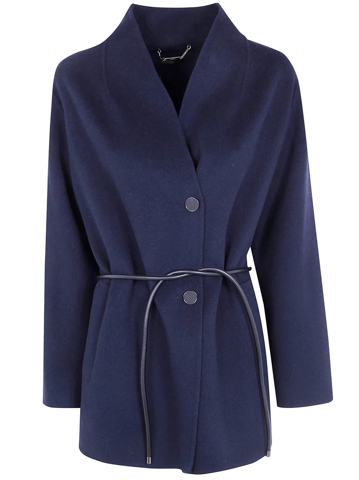 Double Wool Blend Short Coat