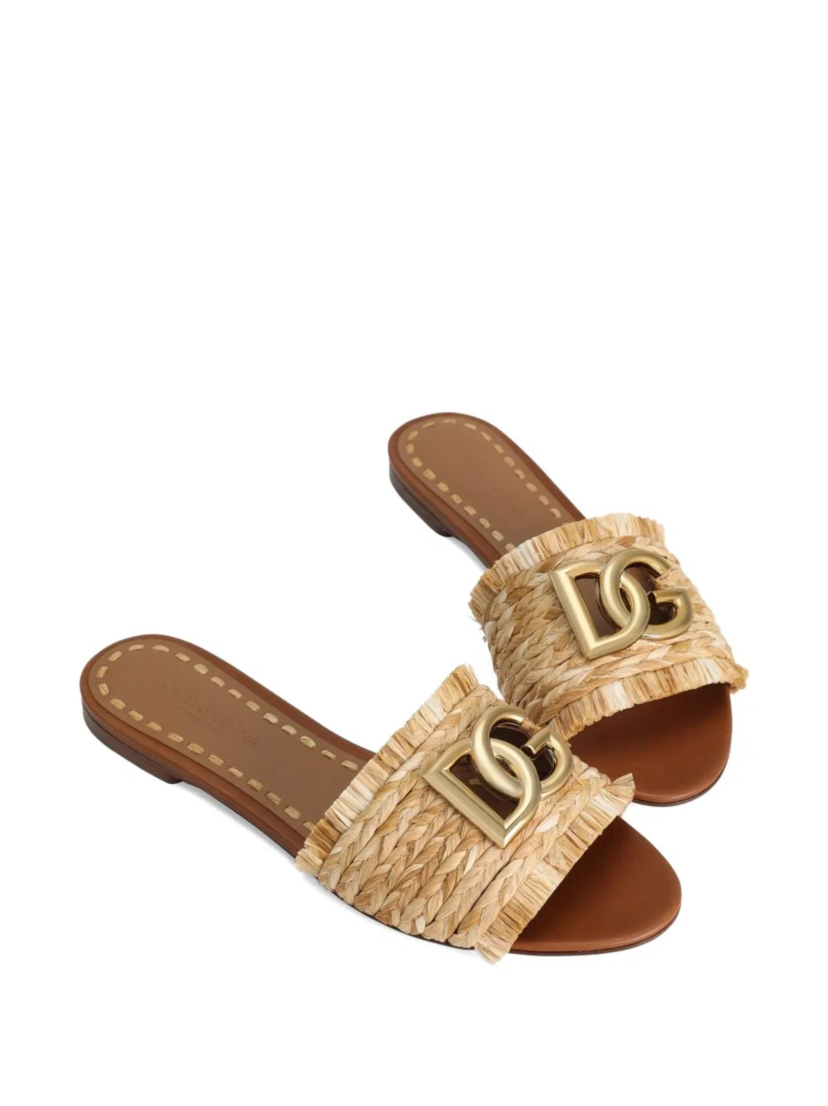 Dolce & Gabbana Natural Leather Sandals