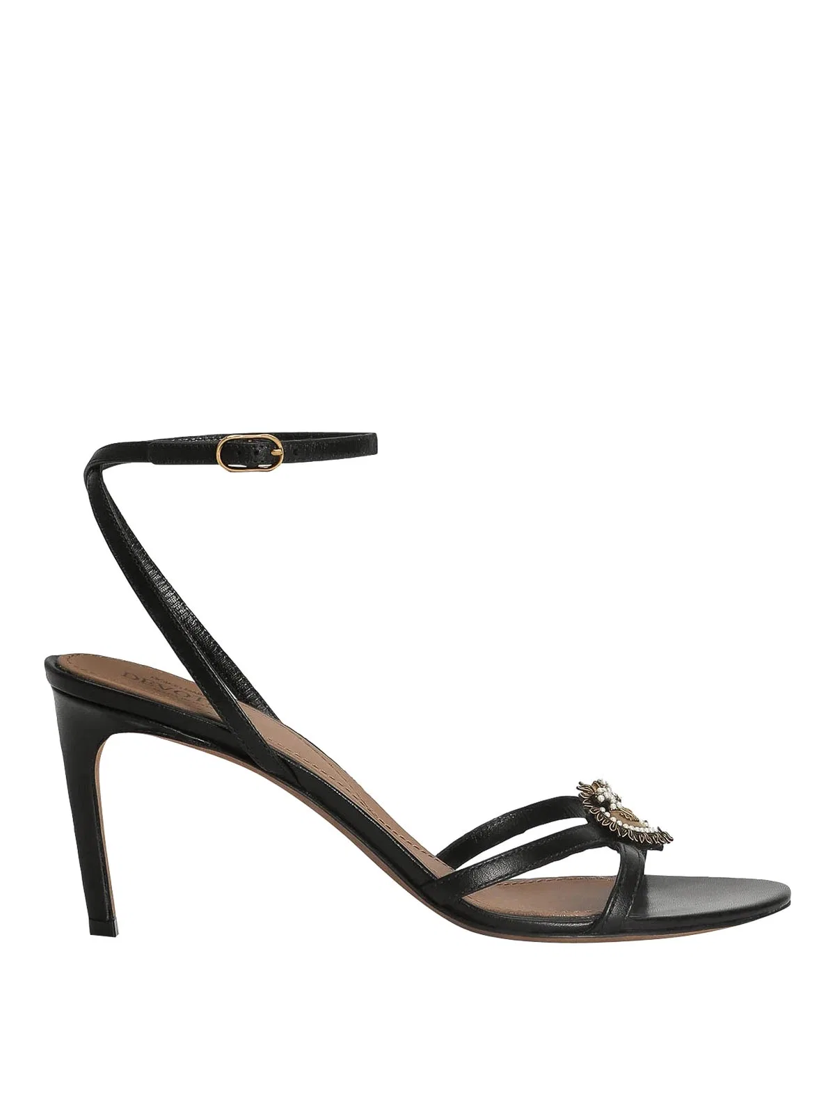 Dolce & Gabbana Devotion Pump Sandals In Black