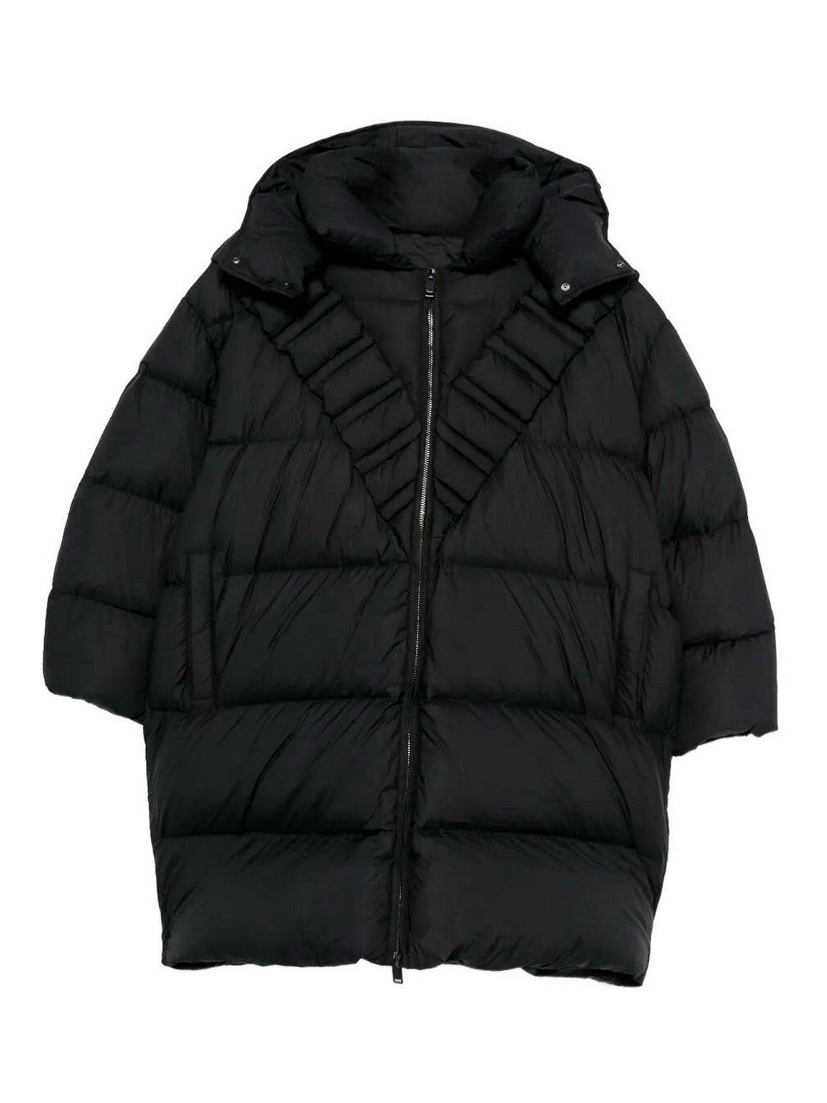 Black Nylon Coat