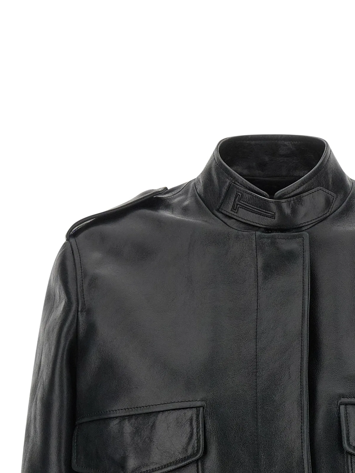 Tom Ford Aviator Jacket In Black