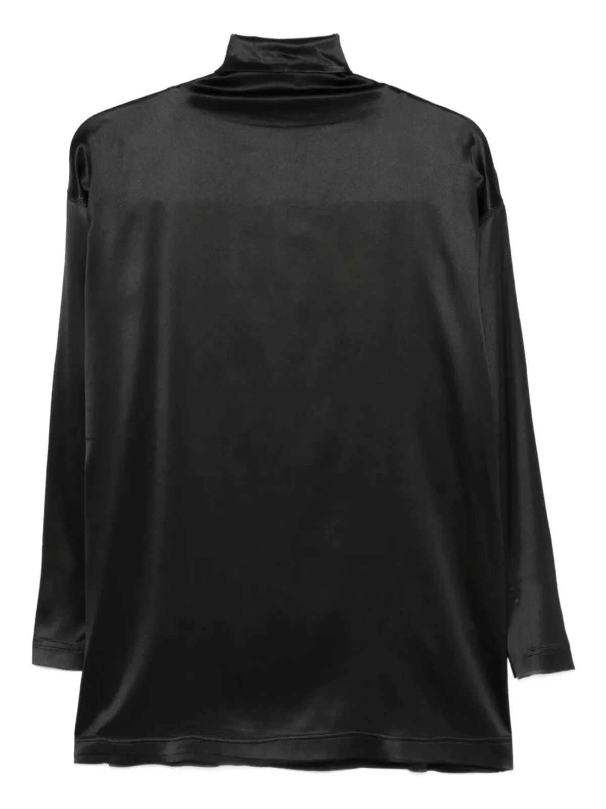 Phoebe Philo Liquid Knot Collar Top In Black