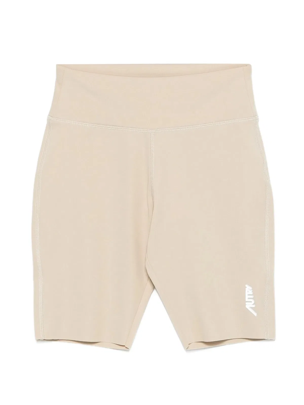 Autry Cyclist Shorts In Beige