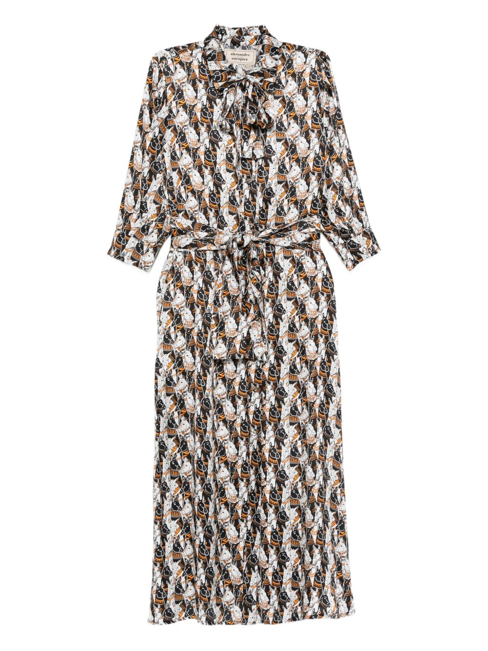 Printed Shirtdress