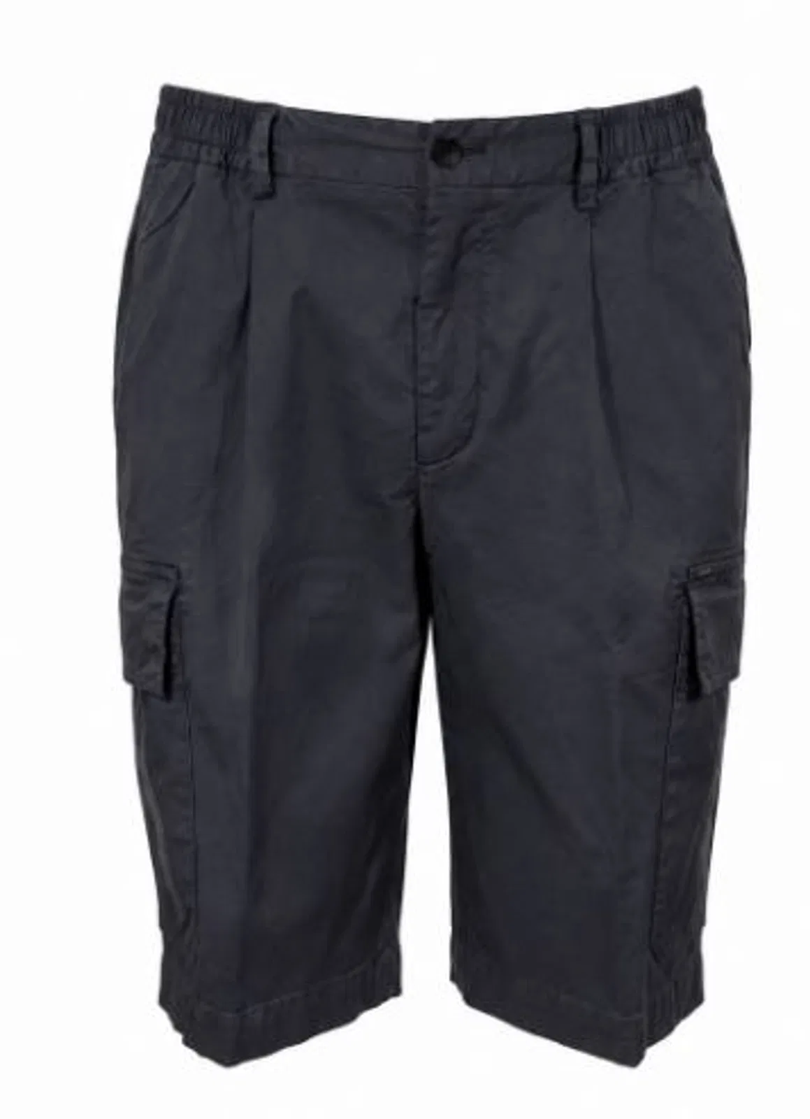 Dark Grey Cotton Shorts