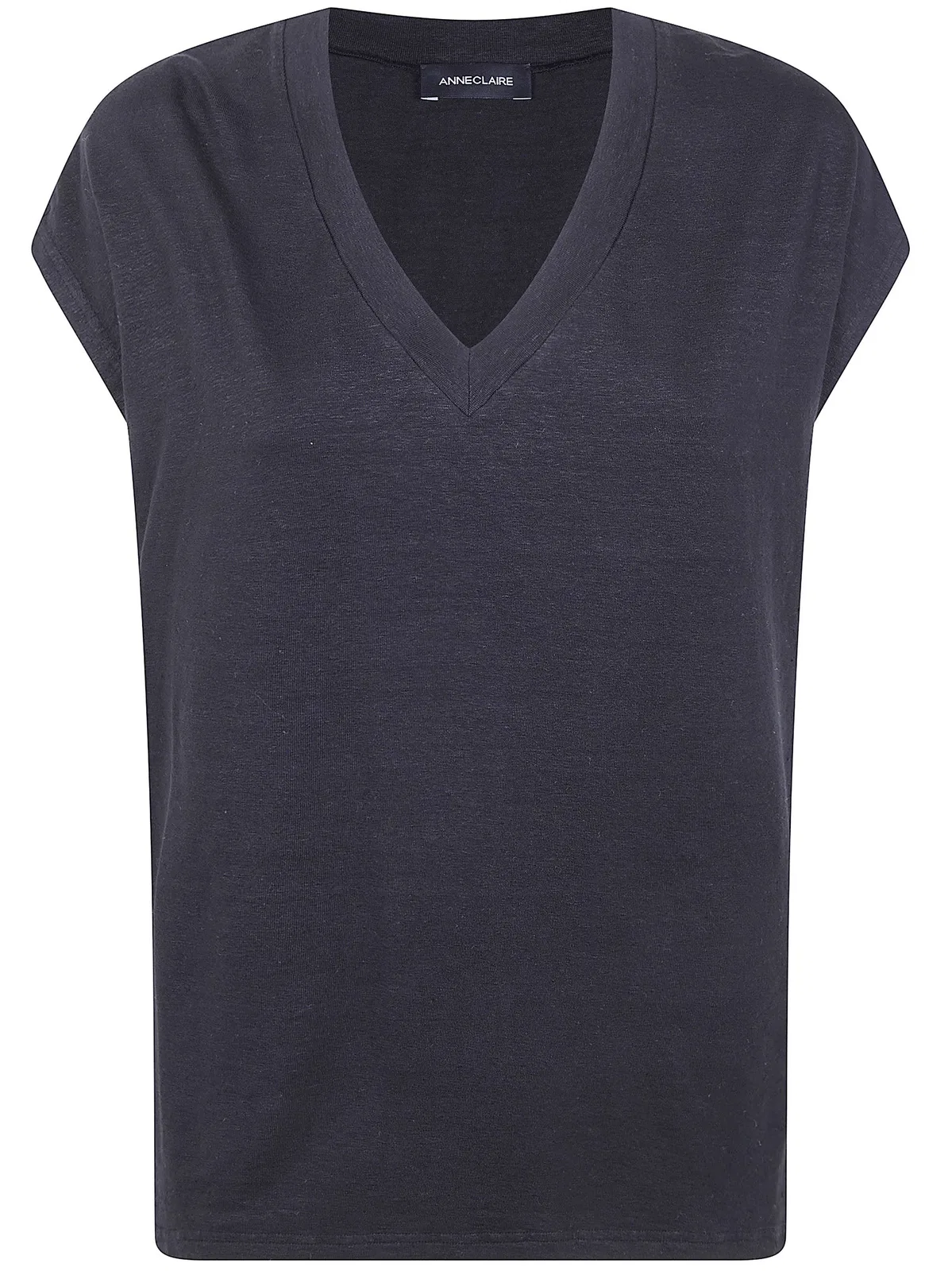 Short Sleeves V Neck Sweater