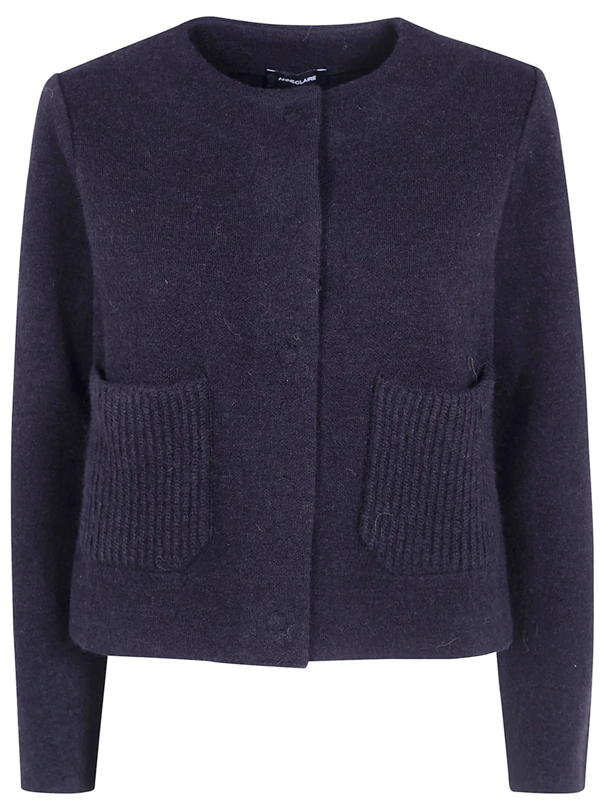 Round Neck Knitted Jacket
