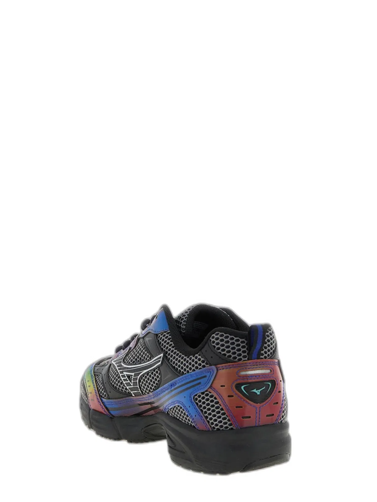 Mizuno Mesh And Iridescent Sneaker In Black