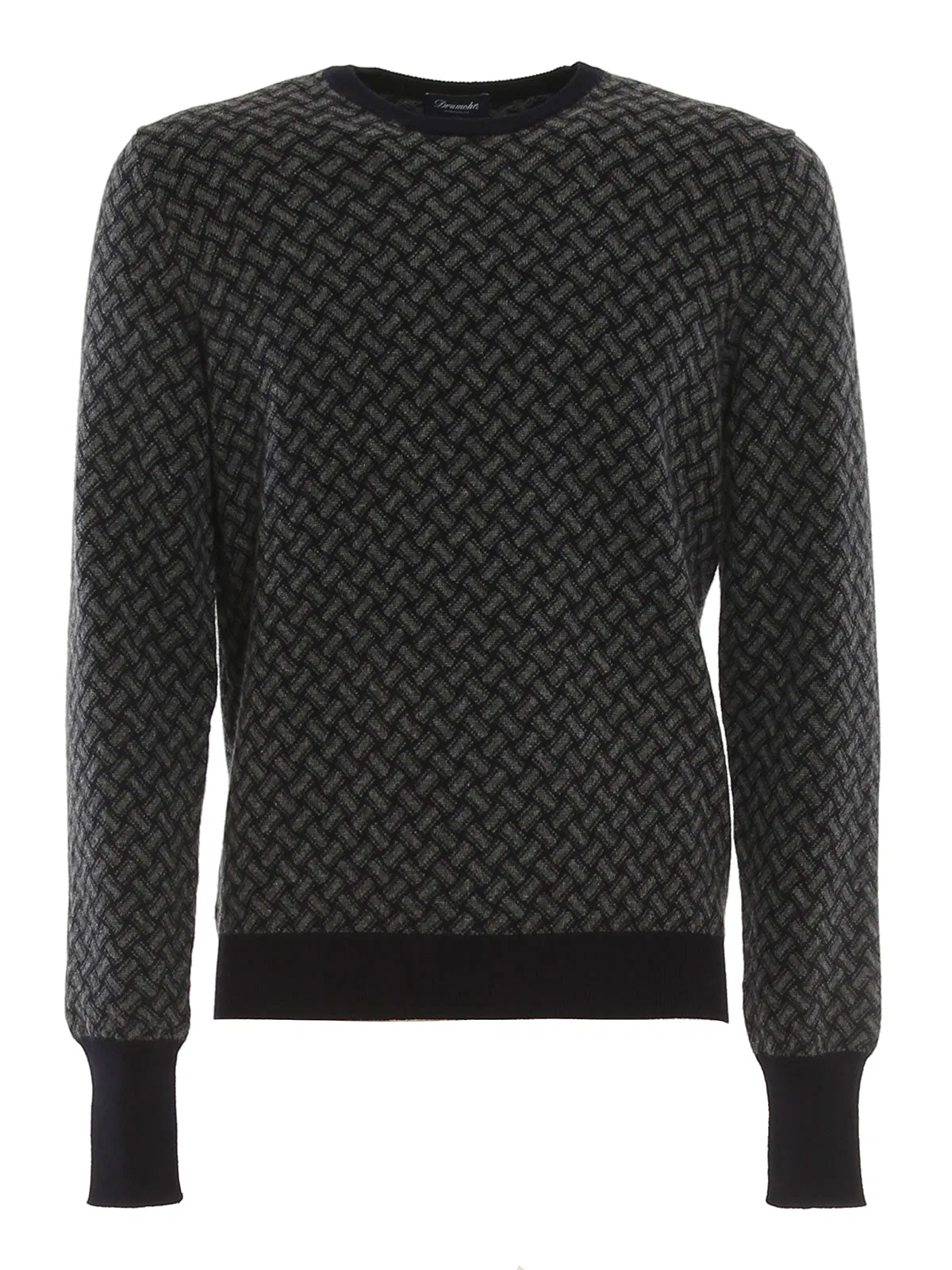 Biscuit Pattern Cashmere Jumper