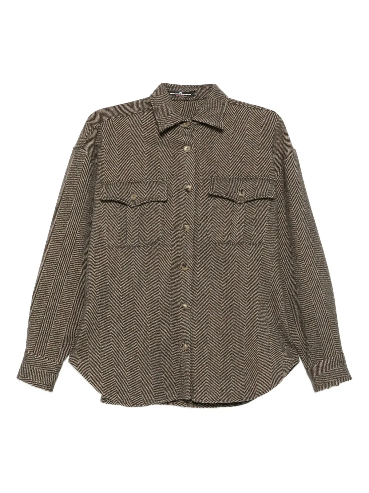 Ermanno Scervino Wool Silk Cashmere Shirt