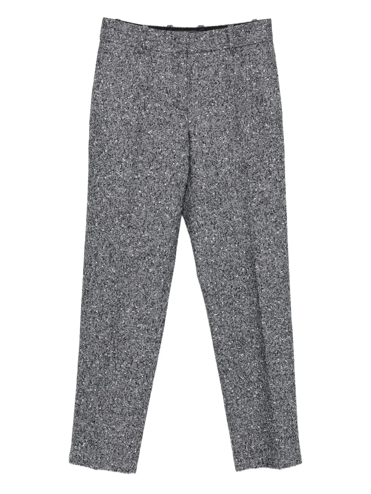 Ermanno Scervino Wool Polyamide Viscose Pants In Gray