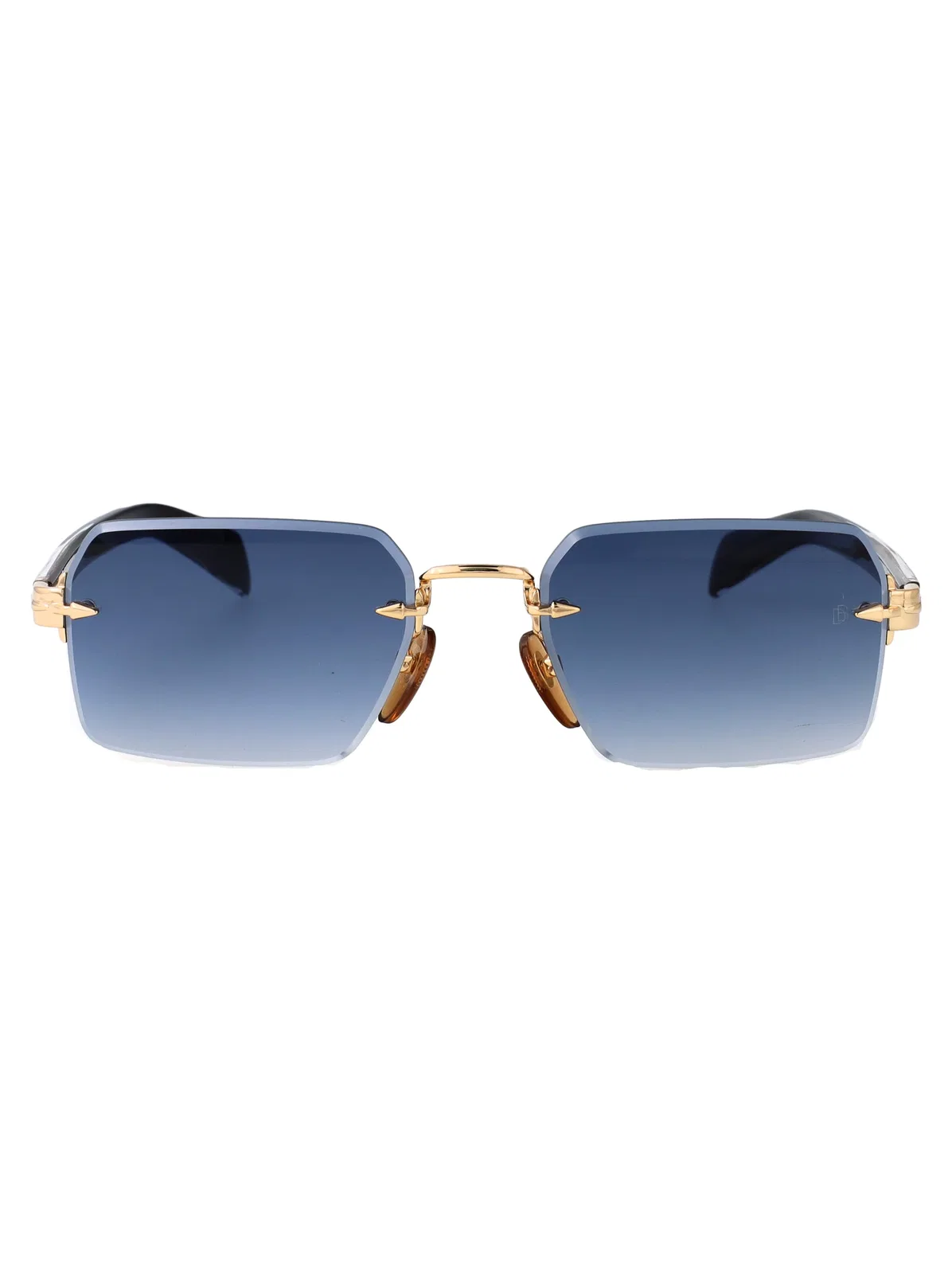 Gold Black 2 Metal Sunglasses