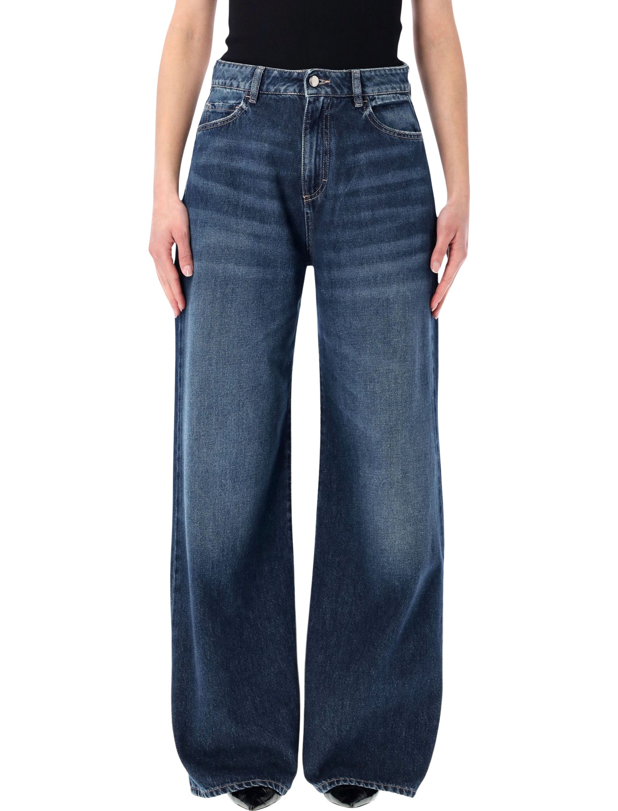 Debby Wide-Leg Cotton Jeans