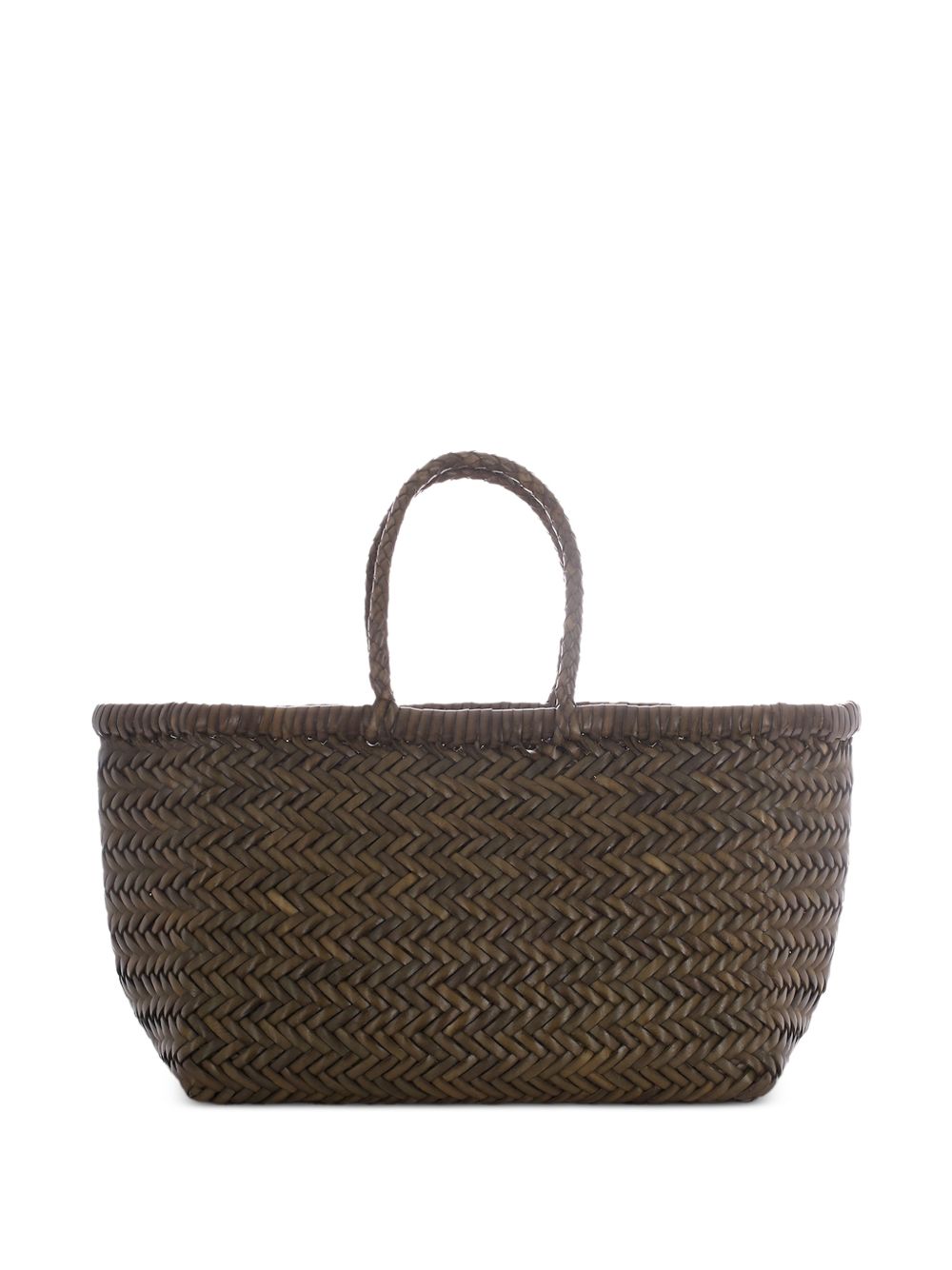Kaki Buffalo Leather Handbag