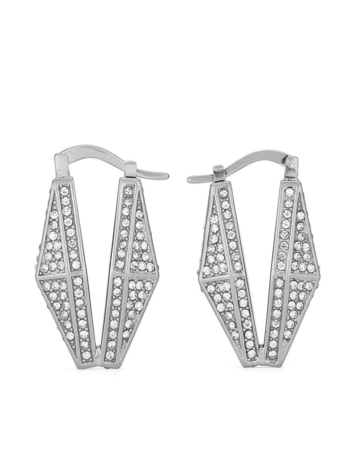 Silver Brass Earrings