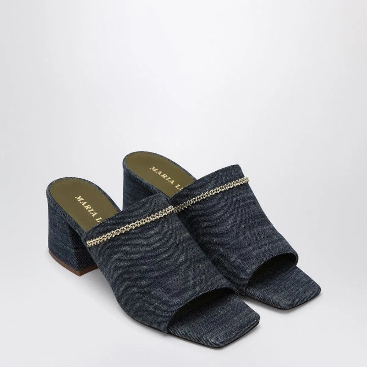 Messalina Blue Denim Sandals