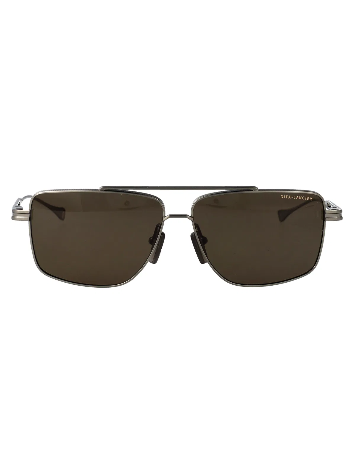 Brushed Antique Metal Sunglasses