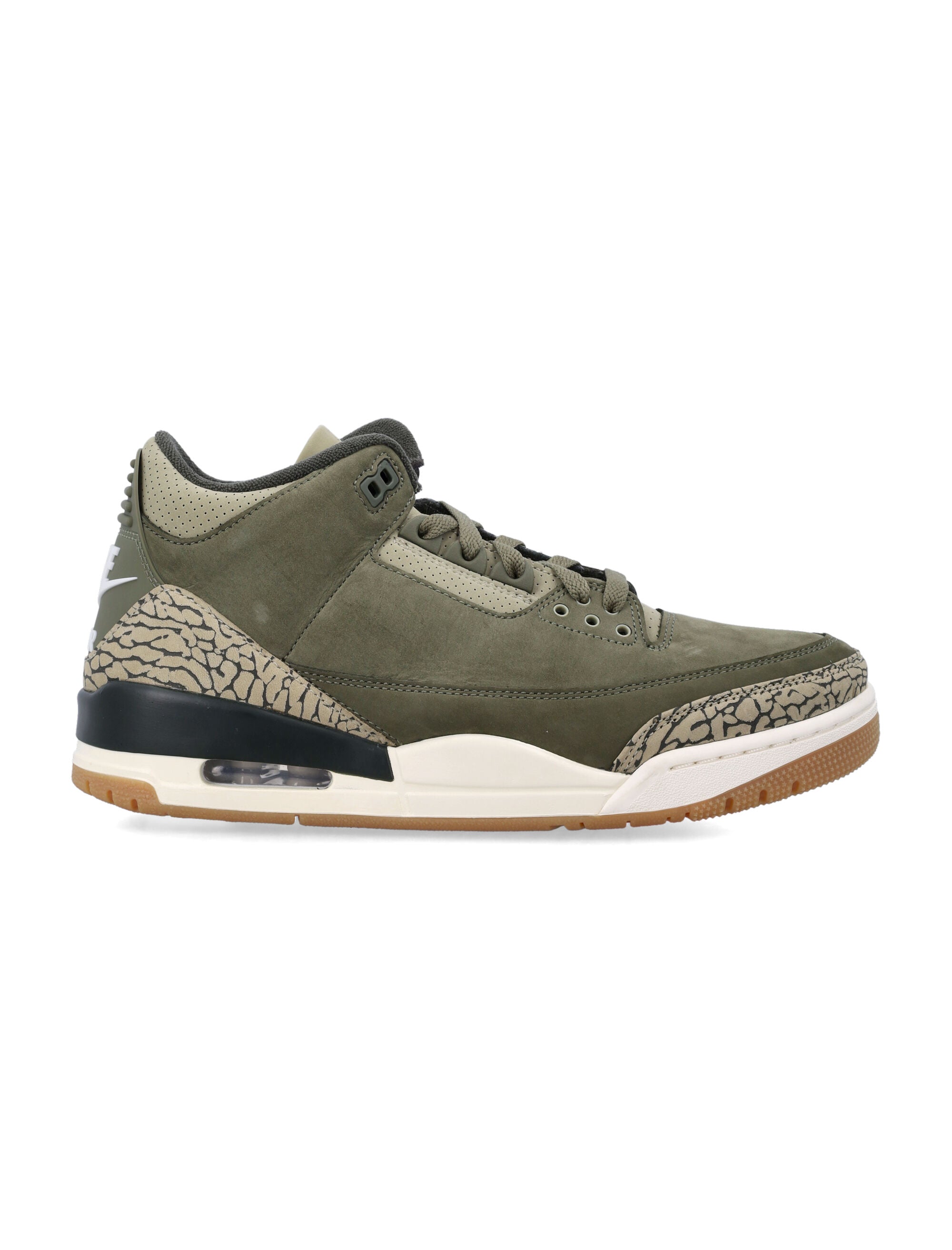 3 Retro "Medium Olive" Sneakers