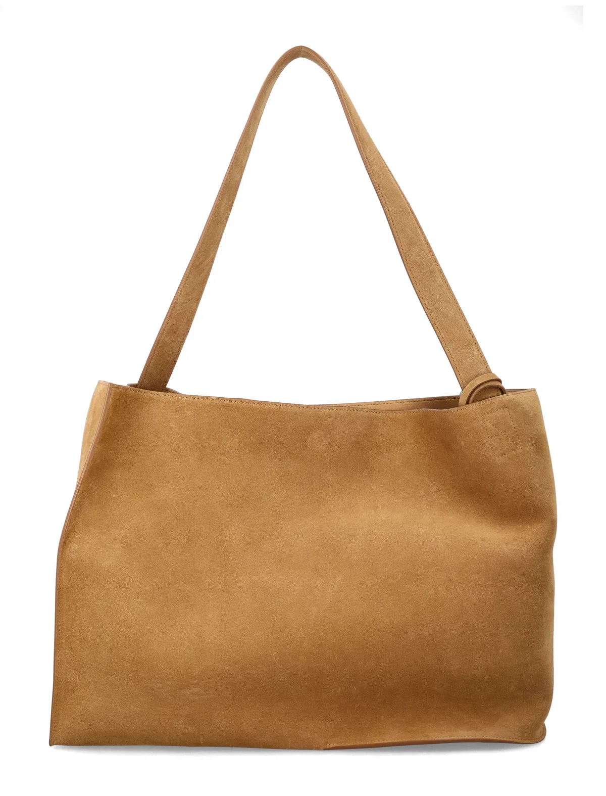 Studio Nicholson Suede Shoulder Tote Bag Rectangular Shape In Brown