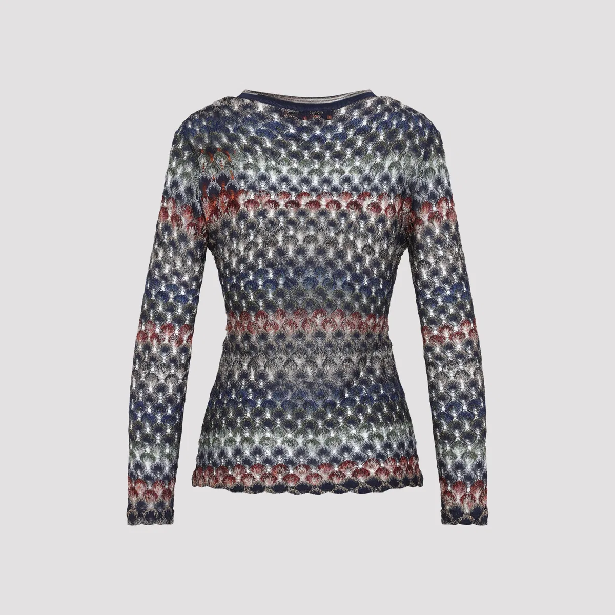 Missoni Multidark Version V Neck Sweater In Multi