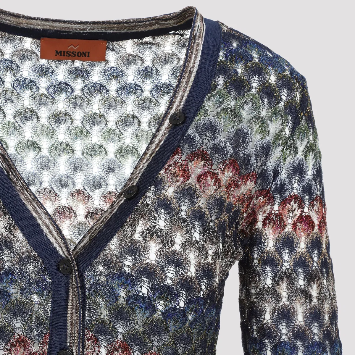 Missoni Multidark Version V Neck Sweater In Multi