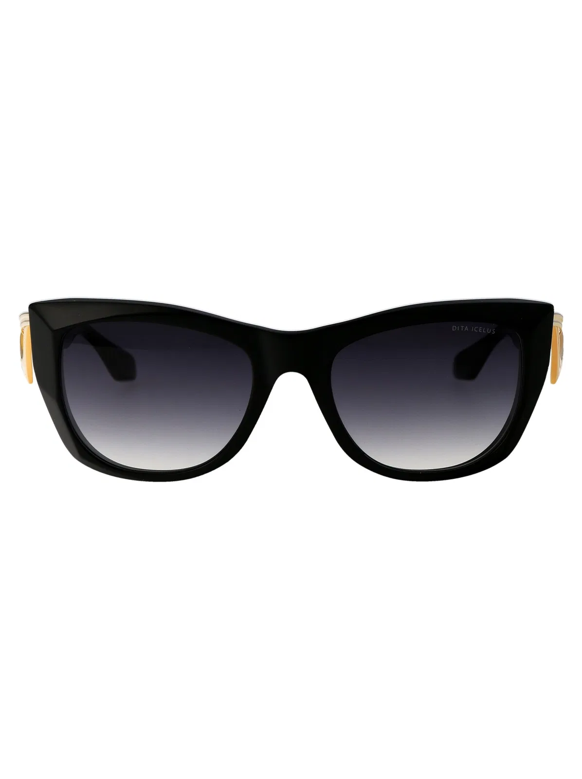 Black Yellow Acetate Sunglasses