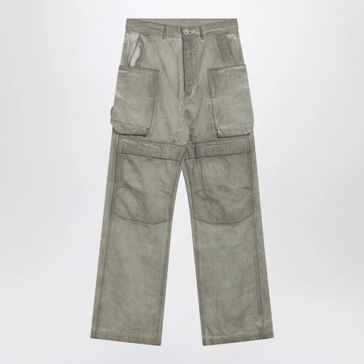 Sand Vintageeffect Cargo Trousers
