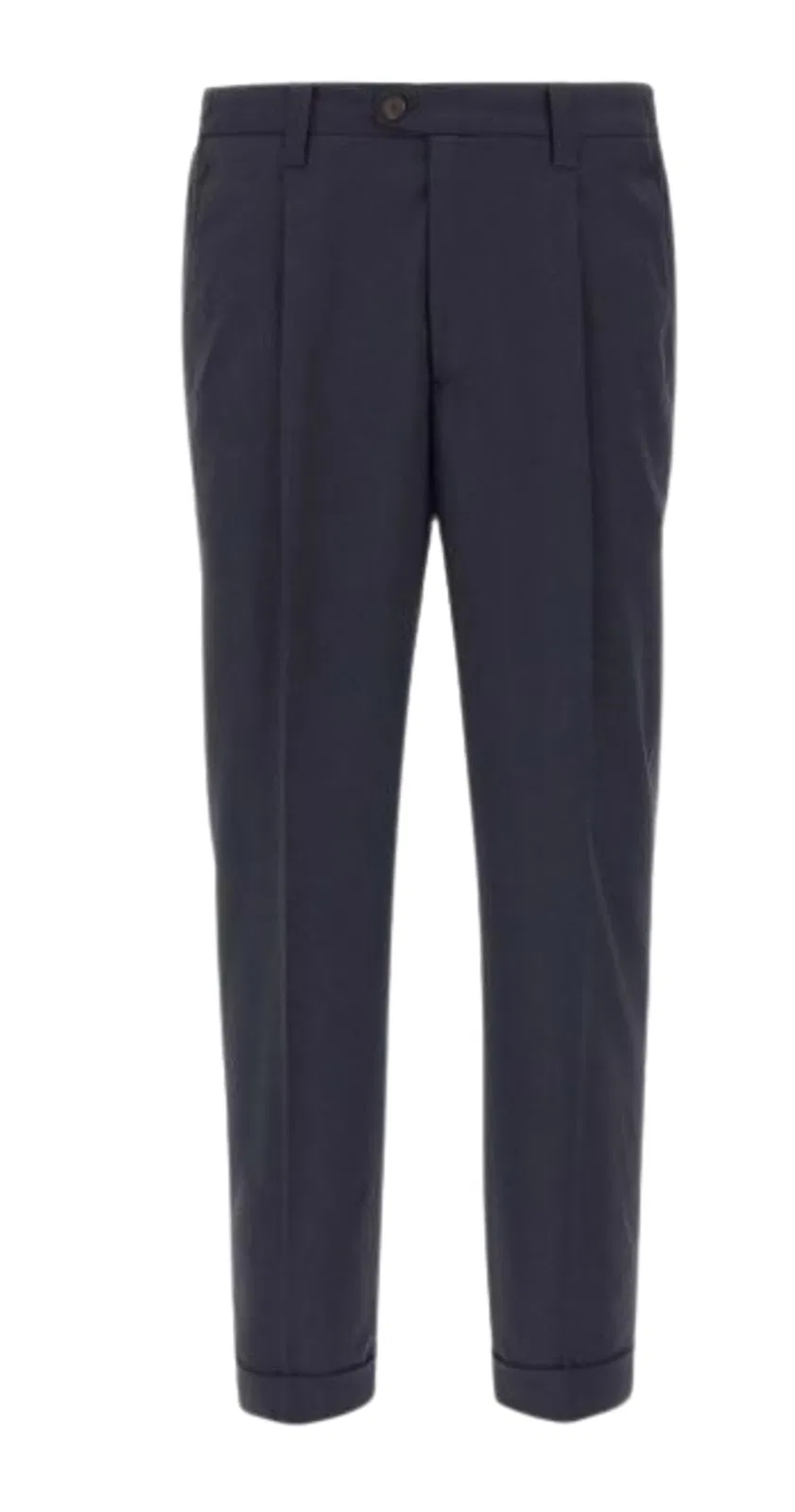 Midnight Blue Cotton Trousers