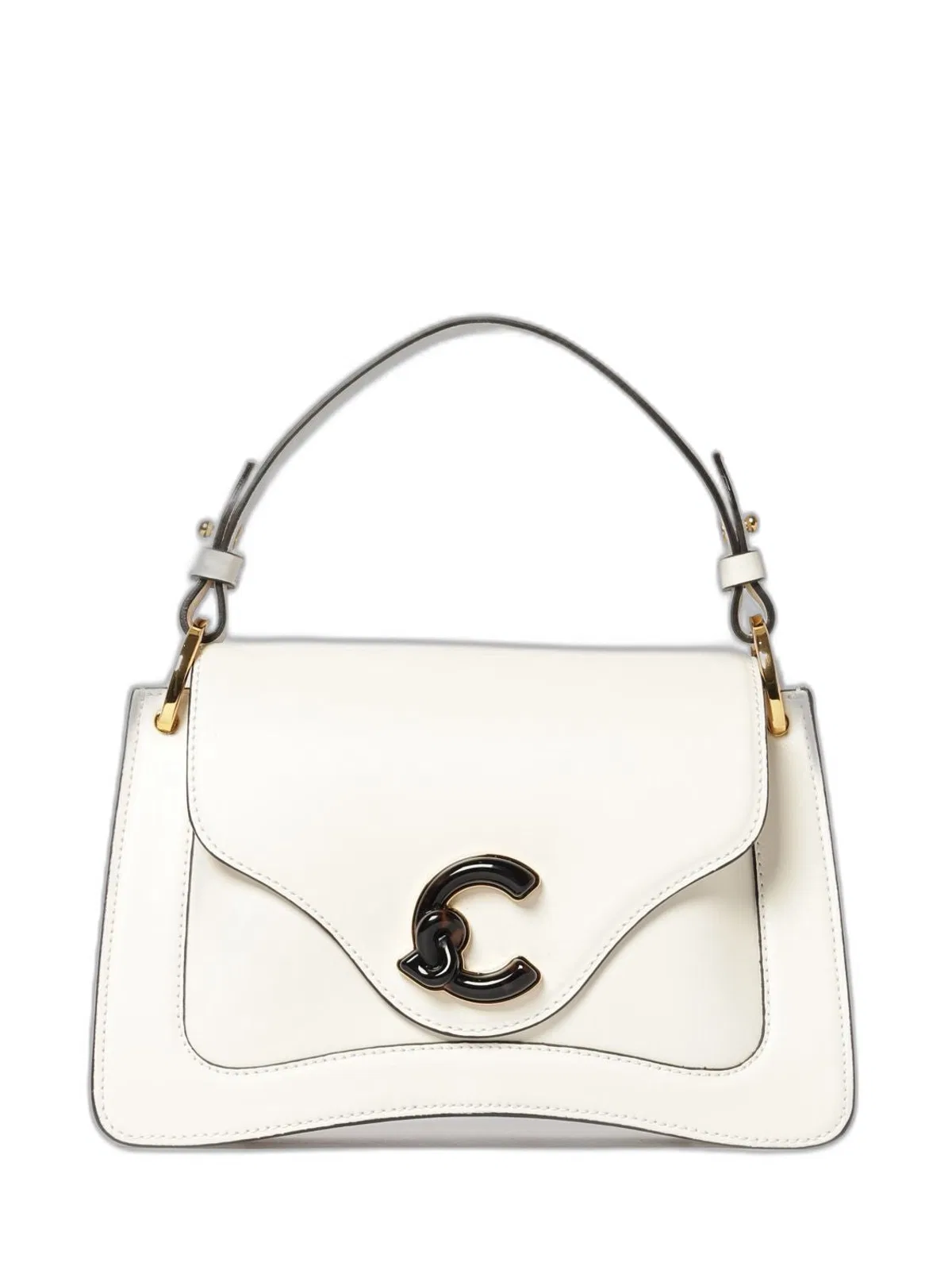 Light Grey Logo Detail Magnetic Bag