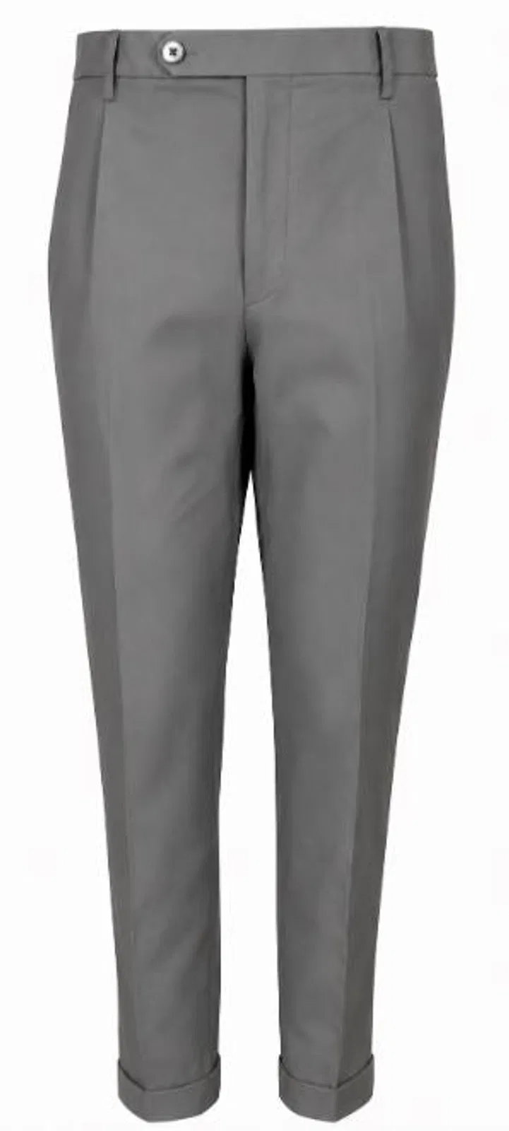 Gta Gray Cotton Lino Polyamide Trousers In Grey