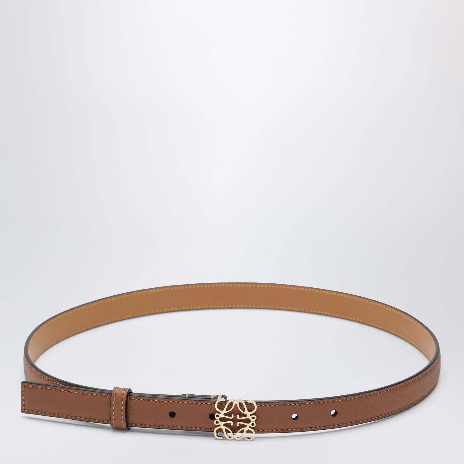 Anagram Belt In Grained Calfskin