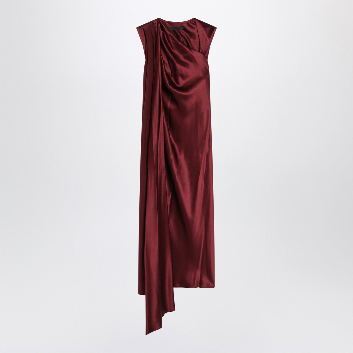 Raspberry Cape Detail Dress