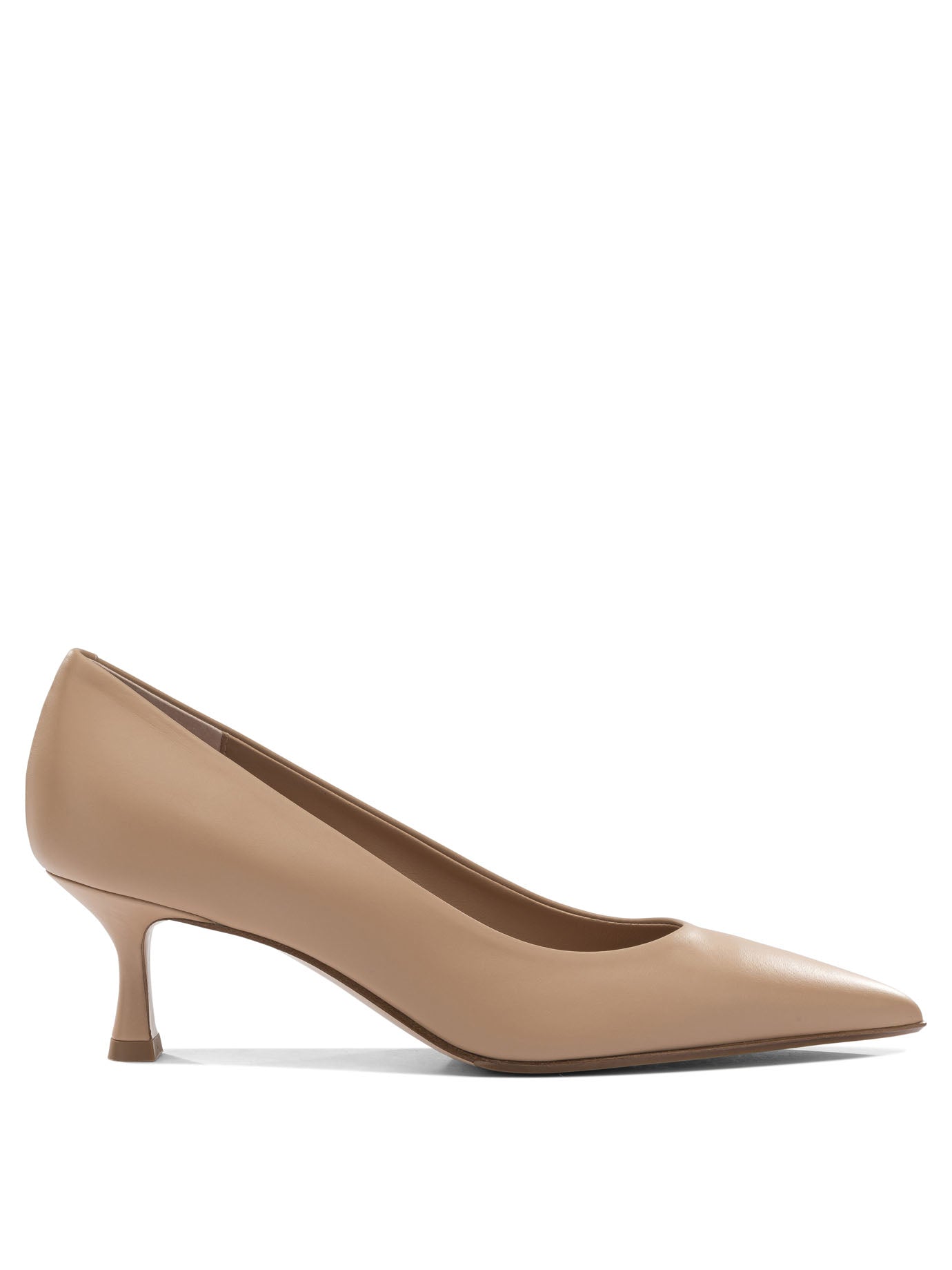 Pink Leather Heeled Shoes