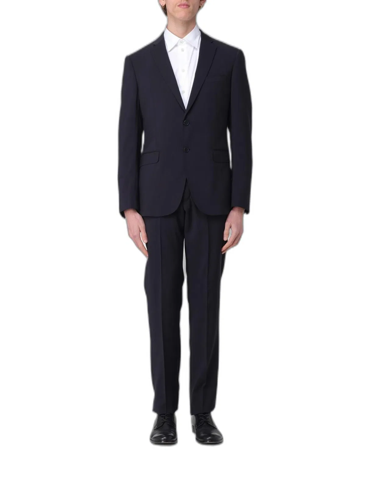 Wool Single-Breasted Suit