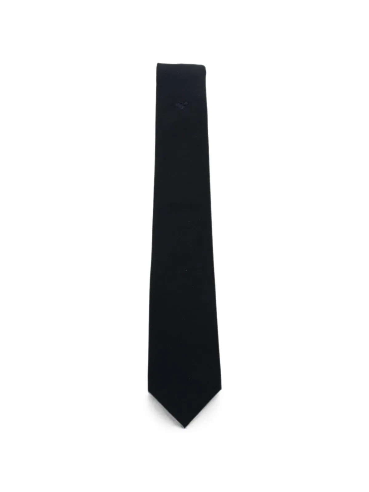 Navy Polyamide Elastane Tie