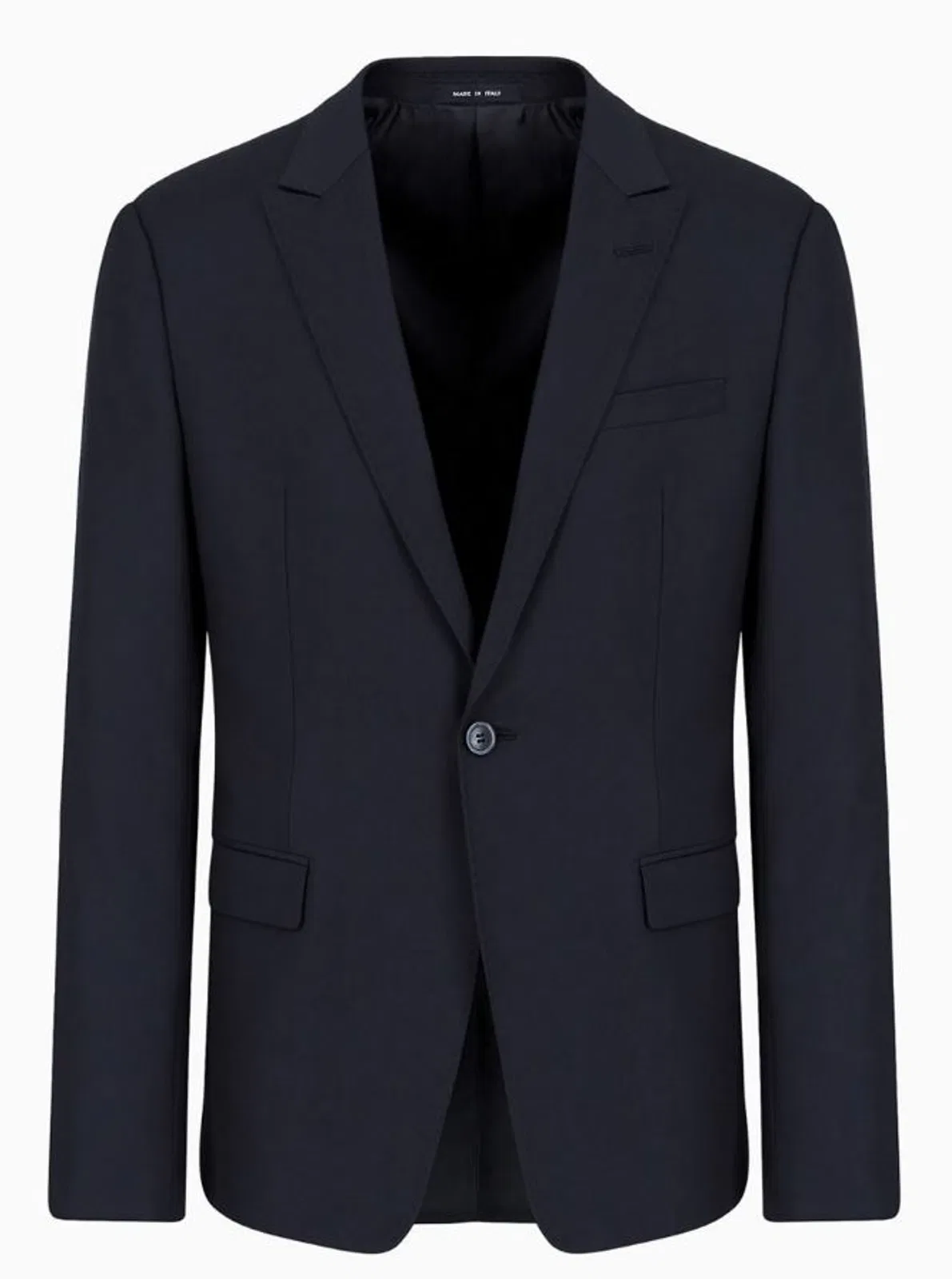 Navy Blue Wool Dress