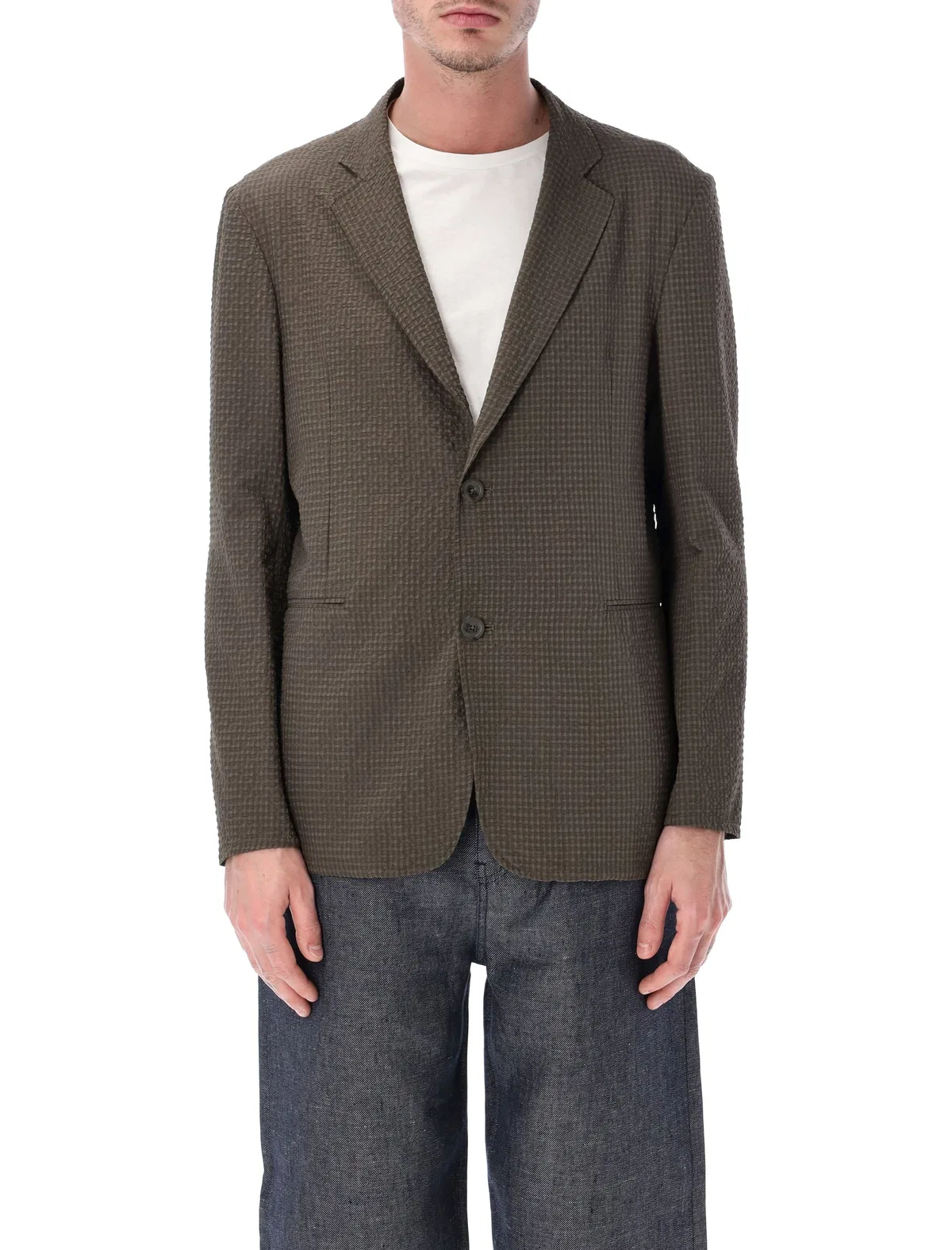 Seersucker Blazer