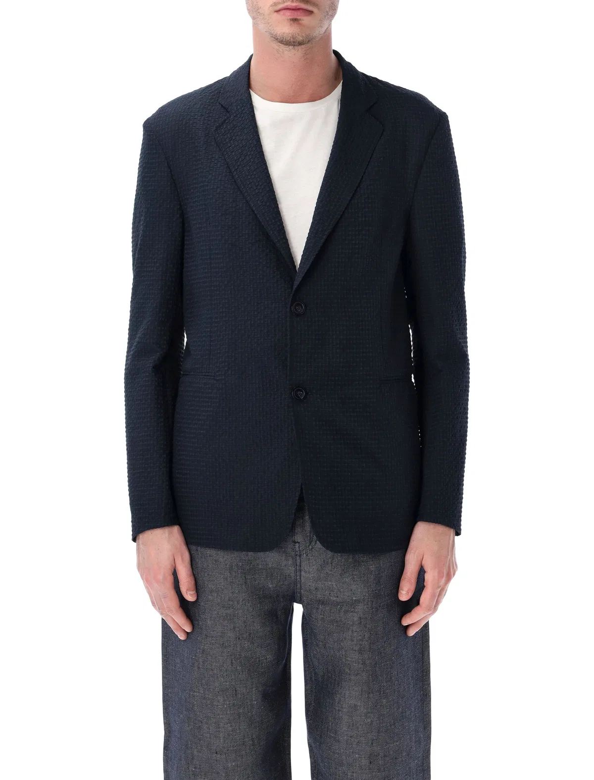 Seersucker Blazer