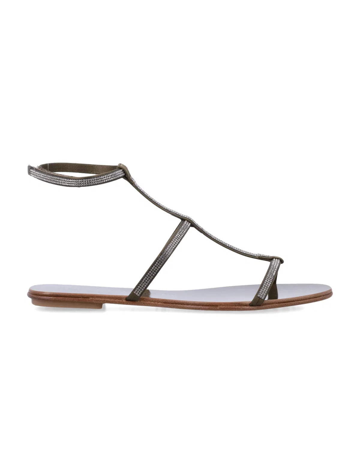 Pedro García Satin Enola Strappy Sandals