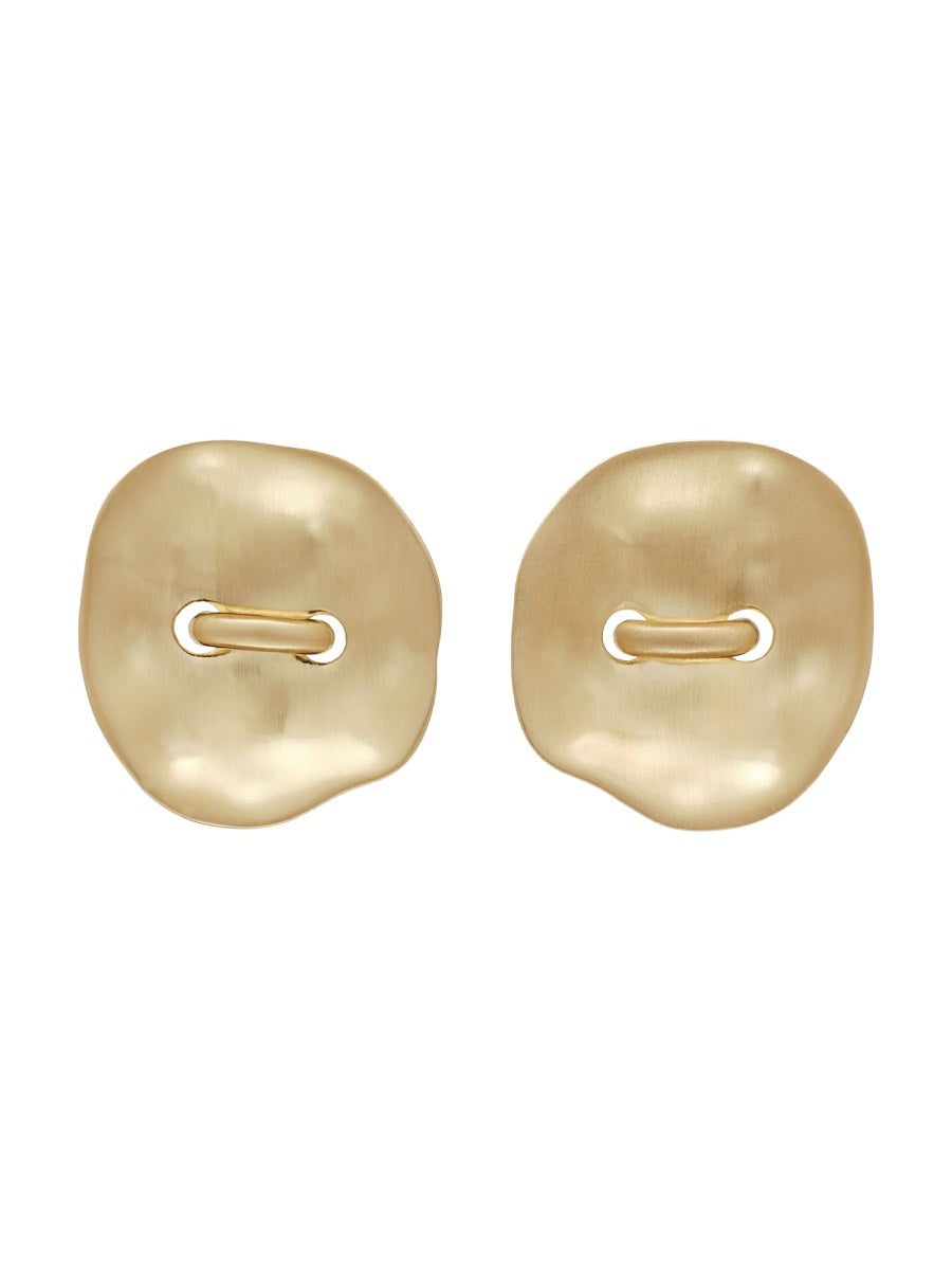 Multicoloured Brass Earring